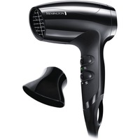 Remington D5000 asciuga capelli 1800 W Nero, Asciugacapelli Nero, Nero, Gancio per appendere, 1,8 m, 1800 W