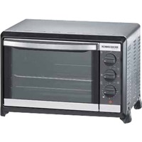 Rommelsbacher BG 1055/E 18L Nero, Acciaio inossidabile forno  argento/Nero, 18 L, Nero, Acciaio inossidabile, Manopola, Acciaio inossidabile, 3 ripiani, 60 min, Vendita al dettaglio