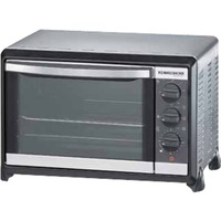 Rommelsbacher BG 1055/E 18L Nero, Acciaio inossidabile forno , Mini forno argento/Nero, 18 L, Nero, Acciaio inossidabile, Manopola, Acciaio inossidabile, 3 ripiani, 60 min, Vendita al dettaglio