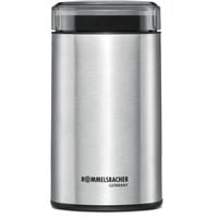 Rommelsbacher EKM 100 Macinino a lame 200 W Nero, Acciaio inossidabile, Coffee Mill accaio/Nero, 200 W, 230 V, 800 g, 950 mm, 950 mm, 185 mm