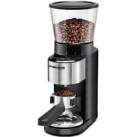 Rommelsbacher EKM 500 macina caffé Macinacaffè elettrico Nero, Acciaio inossidabile, Coffee Mill Nero/in acciaio inox, 230 V, 138 mm, 225 mm, 345 mm, LED