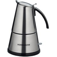Rommelsbacher EKO 366/E Manuale Boccale per moca elettrico, Macchina per espresso accaio, Boccale per moca elettrico, 365 W, Acciaio inossidabile