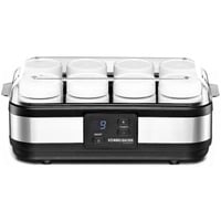 Rommelsbacher JG 40 yogurtiera 1,2 L 40 W, Joghurtmaker accaio/Nero, 40 W, 1,2 L, Nero, Acciaio inossidabile