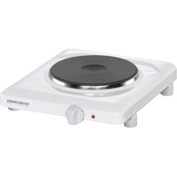 Rommelsbacher THL 1597 piano cottura Bianco Superficie piana 1 Fornello(i), Piastra riscaldante bianco, Bianco, Superficie piana, 1 Fornello(i), 1500 W, 230 V, 285 mm
