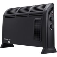 Rowenta Convector Vectissimo II CO3035 TERMOCONVETTORE VECTISSIMO II, Livello convettore Nero, Stufa elettrica a convezione, 1,2 m, IP20, Interno, Pavimento, Nero