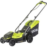 Ryobi RLM18X33B40 Tagliaerba a spinta Batteria Nero, Verde, Rasaerba verde/Nero, Tagliaerba a spinta, 120 m², 33 cm, 2,5 cm, 6,5 cm, 35 L
