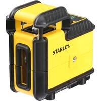 Stanley SLL360 Livella lineare 25 m, Attraversare la linea laser Nero/Giallo, 25 m, 0,4 mm/m, Verde, Livella lineare, Nero, Giallo, Batteria