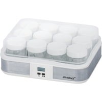Steba JM 2 2,4 L 21 W, Joghurtmaker accaio/Bianco, 21 W, 2,4 L, Acciaio inossidabile, Bianco