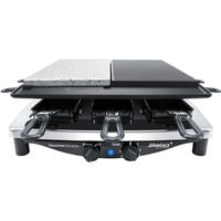 Steba RC 4 Plus Deluxe Chrome Nero, Raclette accaio/Nero, 370 mm, 390 mm, 140 mm, 8 kg