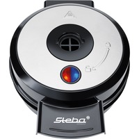 Steba WE 20 VOLCANO (black) 4waffle 700W Nero piastra per waffle, Cialde Nero/Argento, 210 mm, 270 mm, 155 mm, 1,9 kg, 700 W