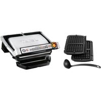 Tefal GC716D Griglia di contatto, Come contattare con grill argento/Nero, Nero, Metallico, Acciaio inox, Da tavolo, Pulsanti, Piastra, 300 x 200 mm
