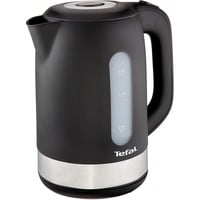 Tefal KO3308 bollitore elettrico 1,7 L 2400 W Nero accaio/Nero, 1,7 L, 2400 W, Nero, Indicatore del livello dell'acqua, Senza filo, Filtro
