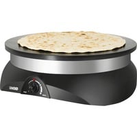 Unold 48155 crepiera 1 crepe 1250 W Nero, Acciaio inossidabile Nero/in acciaio inox, 365 mm, 355 mm, 116 mm, 2,35 kg, 1250 W, 230 V