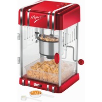 Unold 48535 macchina per popcorn Rosso, Argento 300 W Rosso, Argento, 50 g, Plastica, Acciaio inox, Pulsanti, 0,8 m, Nero