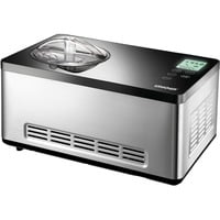 Unold 48845 macchina per gelato Gelatiera compressore 2 L 180 W Nero, Acciaio inox accaio/Nero, Gelatiera compressore, 2 L, 1 ciotole, Nero, Acciaio inox, 60 min, LCD