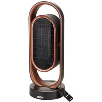 Unold 86535 stufetta elettrica Interno Nero, Marrone 1800 W Riscaldatore ambiente elettrico con ventilatore, Termoventilatore Nero/rame, Riscaldatore ambiente elettrico con ventilatore, Ceramica, 80°, 8 h, Interno, Pavimento