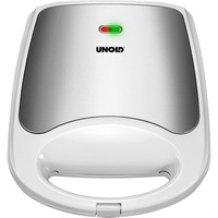 Unold Quadro tostiera 1100 W Argento, Bianco, Creatore del panino bianco/in acciaio inox, 1100 W, 220-240 V, 50 Hz, 272 mm, 328 mm, 104 mm