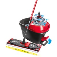 Vileda Ultramat Turbo XL spazzolone Secco e bagnato Microfibra Nero, Rosso, Tergipavimento Nero/Rosso, Laminato, Piastrelle, Legno, Secco e bagnato, Microfibra, Nero, Rosso, 420 mm