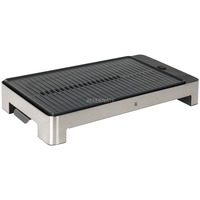 Image of 0415330011 Grill Rettangolare Elettrico Nero, Acciaio inossidabile 2000 W cod004