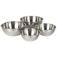WMF 06.4570.9990 Insalatiera Set di ciotole Rotondo Acciaio inossidabile 4 pz, Chiave accaio, Set di ciotole, Rotondo, Acciaio inossidabile, Acciaio inossidabile, 4 pz