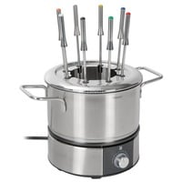 WMF Lono 0415130011 1,5 L 8 persona(e), Fonduta accaio/Nero, 8 persona(e), 1,5 L, Nero, Cromo, Rotondo, Pronto, 1400 W