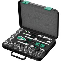 Wera 05003594001 chiave a tubo Set di chiavi a bussola 43 pezzo(i), Set di strumenti Set di chiavi a bussola, 43 pezzo(i), Nero, Cromo, Verde, CE, Manico della chiave a cricchetto, 3/8"