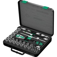Wera 05003645001 chiave a tubo Set di chiavi a bussola 37 pezzo(i), Set di strumenti Nero/Verde, Set di chiavi a bussola, 37 pezzo(i), Nero, Verde, CE, Manico della chiave a cricchetto