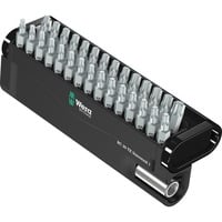Wera 05057908001 punta per cacciavite 30 pezzo(i), Set di bit 30 pezzo(i), Torcia, 1 x 899/4/1 K, 1/4"x50 3 x TX 10x25 5 x TX 15x25 8 x TX 20x25 7 x TX 25x25 4 x TX 30x25 2 x TX 40x25, Acciaio inossidabile, 25,4 / 4 mm (1 / 4"), Esagonale