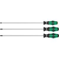 Wera 335/350/355/3 Set di cacciaviti Kraftform Plus, lungo, Cacciavite Nero/Verde, Verde