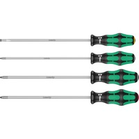 Wera 335/350/355/4 Set Cacciavite multifunzione Nero/Verde, 420 mm, 81 mm, 42 mm, 472 g, Nero/Verde