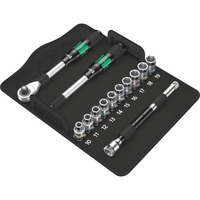 Wera 8006 SC 1 Set di chiavi a bussola, Set di strumenti Set di chiavi a bussola, Nero, Cromo, Verde, CE, Manico della chiave a cricchetto, 2 pezzo(i), 1/2"
