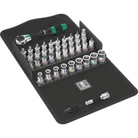 Wera 8100 SA All-in Set di chiavi a bussola 42 pezzo(i), Set di strumenti Nero/Verde, Set di chiavi a bussola, 42 pezzo(i), Nero, Cromo, Verde, Manico della chiave a cricchetto, 1 pezzo(i), 1/4"