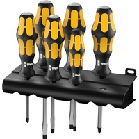 Wera 932/6 Kraftform Set Cacciavite Nero/Giallo, Nero/giallo