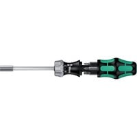 Wera Kompakt 27 RA 1 SB Cacciavite con punte multiple Cacciavite a cricchetto, Set di bit Nero/Verde, Nero/Verde