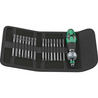 Wera Kraftform Kompakt 60 RA Cacciavite con punte multiple Cacciavite dinamometrico Nero/Verde, 8,9 cm, Nero/Verde, Nero