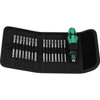 Wera Kraftform Kompakt 60 Set Cacciavite multifunzione, Set di bit Nero/Verde, Nero