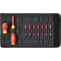 Wiha Cacciavite con porta punte electric slimVario set di avvio rosso/Giallo