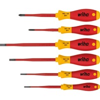 Wiha Set di cacciaviti SoftFinish electric slimFix, 6 pezzi, Cacciavite rosso/Giallo