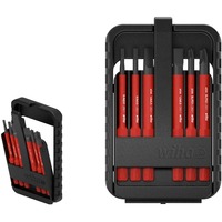 Wiha Set di punte slimBit electric, esagonale tondo, Set di bit rosso
