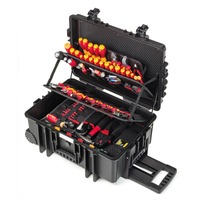 Wiha Set di utensili per elettricisti Competence XXL II, Set di strumenti rosso/Giallo