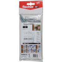 fischer 437331 giravite e bullone 2 pezzo(i) M10 Kit di viti, Tassello Kit di viti, Legno, M10, Filettatura parziale, Acciaio inossidabile, Lucida