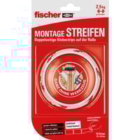 fischer 545956, Nasto adesivo bianco