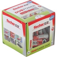 fischer DUOPOWER 10x50 LD, Tassello grigio chiaro/Rosso