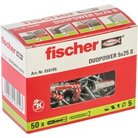 fischer DUOPOWER 5x25 S grigio chiaro/Rosso