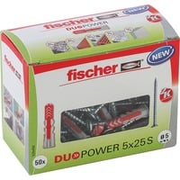 fischer DUOPOWER 5x25 S LD grigio chiaro/Rosso