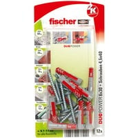 fischer DUOPOWER 6x30 RB K grigio chiaro/Rosso