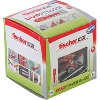 fischer DUOPOWER 8x40 S LD grigio chiaro/Rosso