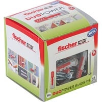 fischer DUOPOWER 8x40 S PH LD, Tassello grigio chiaro/Rosso