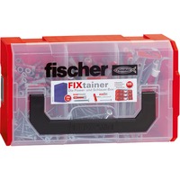 fischer FIXtainer-DUOPOWER/DUOTEC 200 90 pezzo(i) Tassello di espansione grigio chiaro/Rosso, Tassello di espansione, Cemento, Metallo, Grigio, Rosso, 90 pezzo(i), Scatola