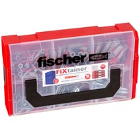 fischer FixTainer - DUOPOWER 535969, Tassello grigio chiaro/Rosso